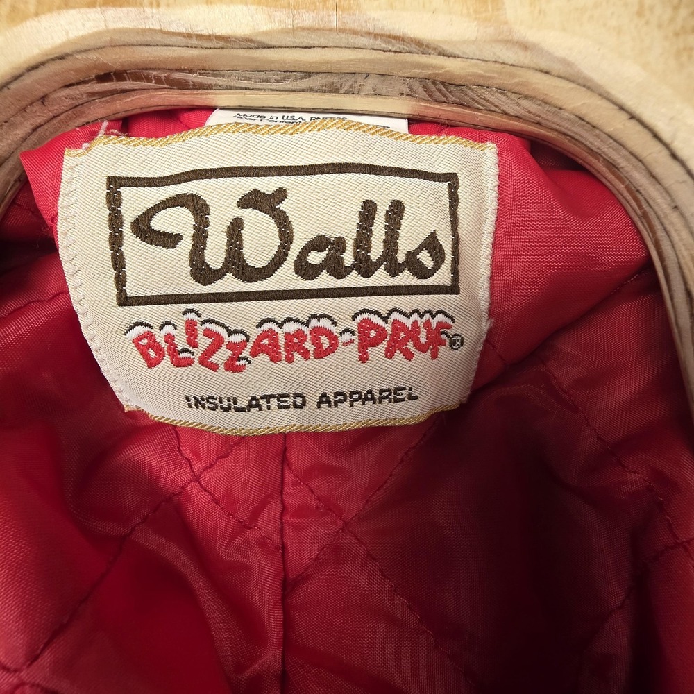 Vintage Walls Blizzard Pruf Coveralls Mens Large Insulated Side‎ Zip USA 80s - Picture 5 of 15